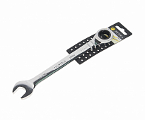 Ключ комбинированый ER-21117H трещоточный 17мм (на держателе) ЭВРИКА